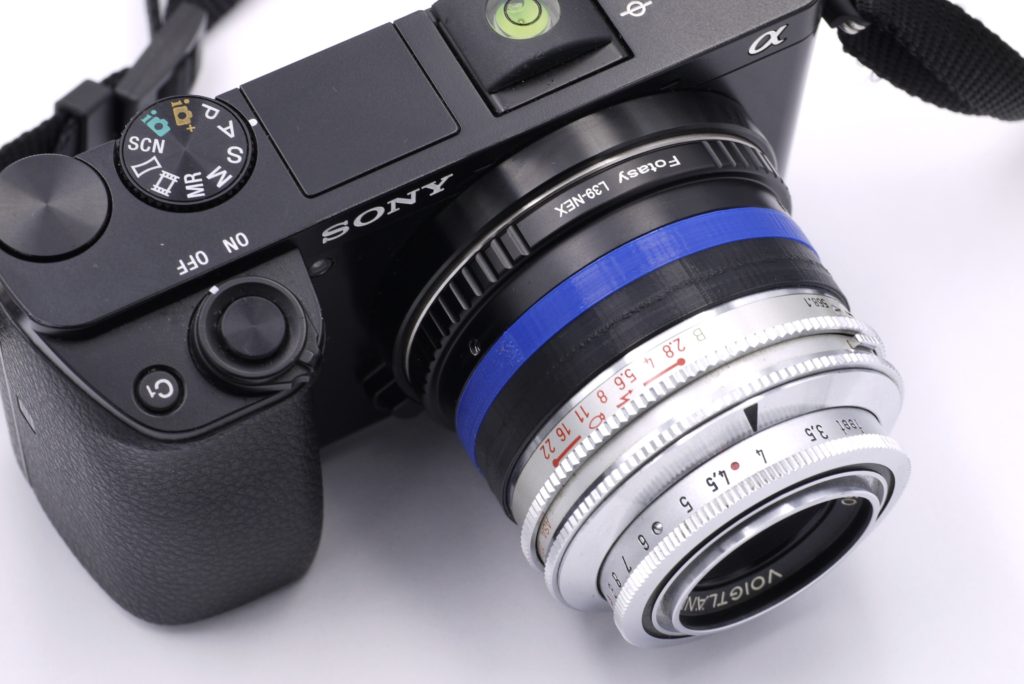 Mounted on Sony A6000